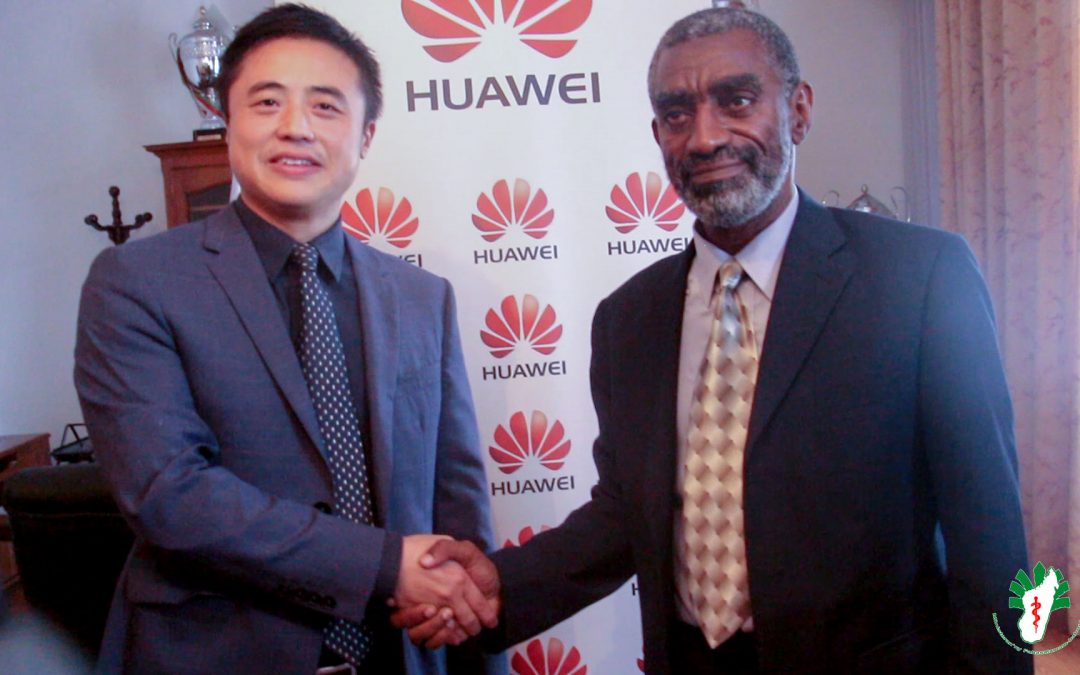 Remise de dons de Huawei Technologies Co aux Ministère de la Santé Publique