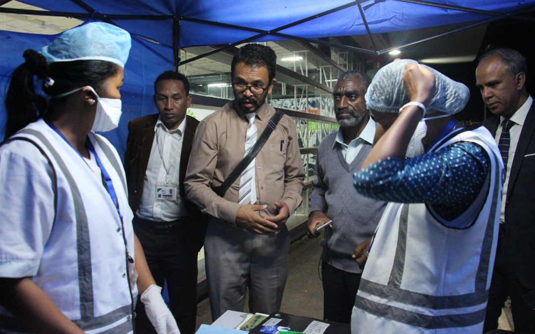 PREVENTION DU CORONAVIRUS A MADAGASCAR : mis en place des dispositifs et surveillance des passagers à l’Aeroport d’IVATO