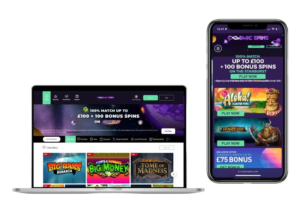 Discover the Universe of Fun at Cosmic Spins Casino
